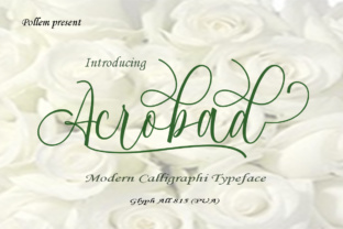 Acrobad: Handwritten Font for Creative Makers