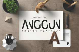 Anggun Typeface: A Futuristic Choice for Modern Branding