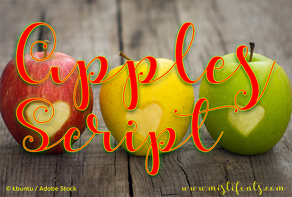 Apples Script Font for Creative Projects