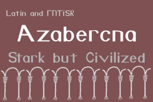 Azabercna: A Bold Sans Serif Font for Modern Web Layouts