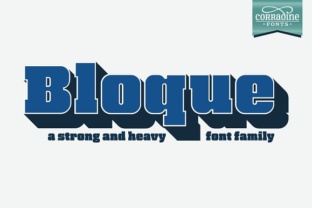 Bloque Family Font