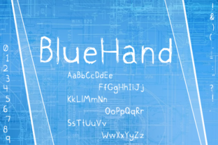 BlueHand: A Handwritten Font for Polished Branding