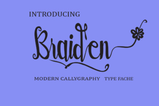 Braiden: A Modern Script Font for Digital Branding