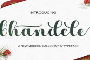 Chandele: A Modern Script Handwritten Font for Makers