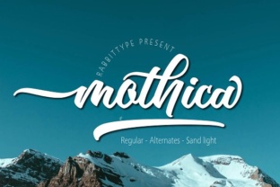 Elevate Editorial Design with Mothica Script Typeface