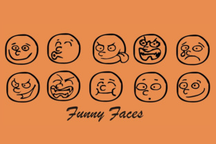 Funny Faces Font for Creative Campaigns