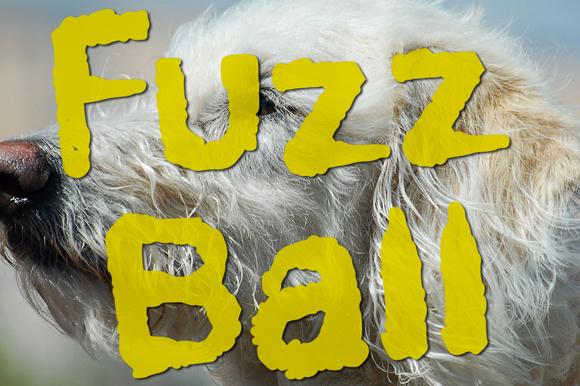 Fuzzball Font for Creative Brands