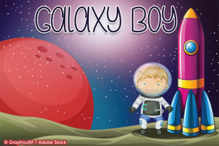 Galaxy Boy Font: Out of This World Design