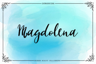 Magdolena Font: A Personal Touch for Web Headers
