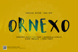 Ornexo: A Playful Handwritten Typeface for Makers
