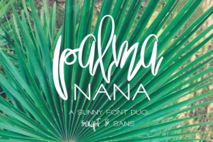 Palma Nana: The Script Handwritten Font Duo for Modern Campaigns