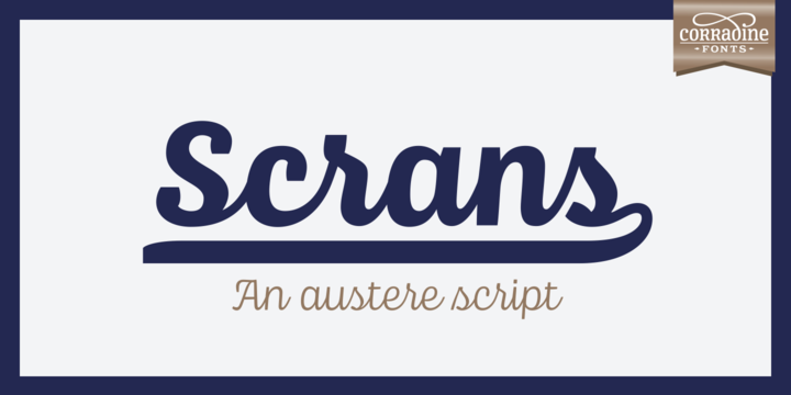 Scrans Family Font