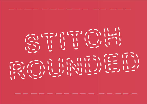 Stitch Rounded Font