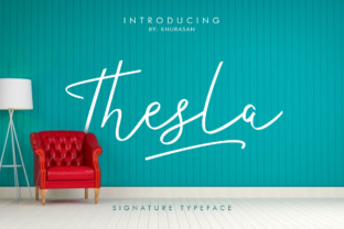Thesla Script Font: Elevate Your Brand with Handwritten Style