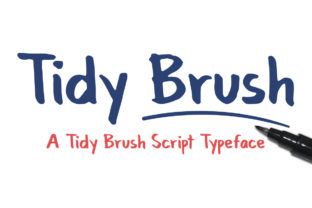 Tidy Brush Font for Professional Branding
