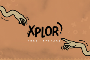 Xplor Display Font for Bold Craft Projects